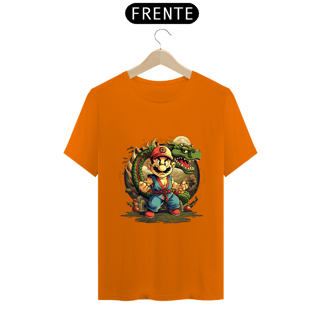 Nome do produto Camiseta - Super Mário + Shenlong
