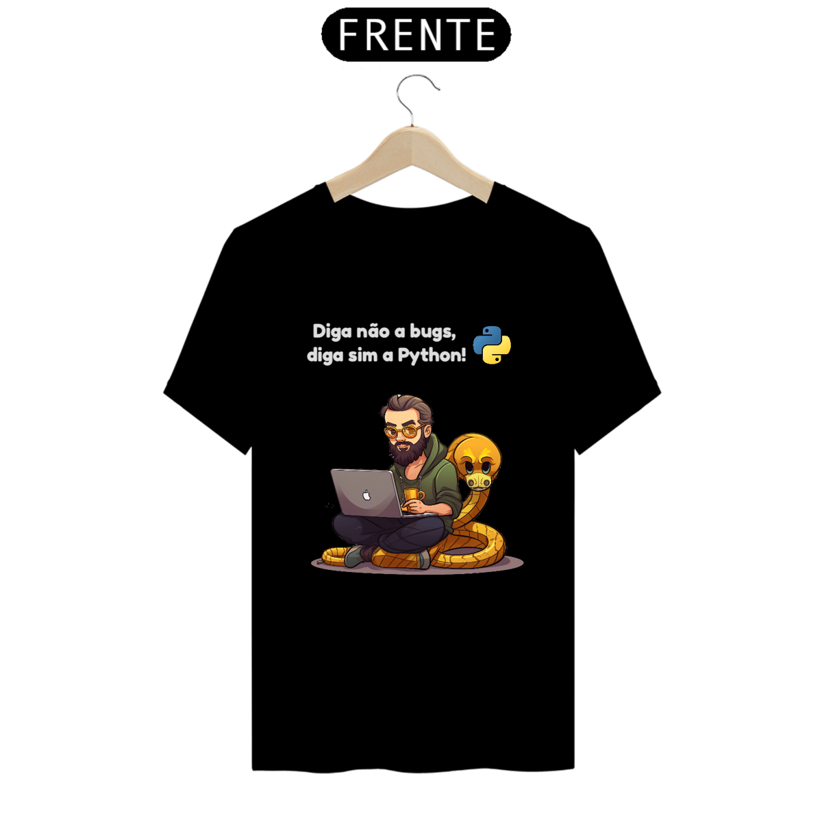 Nome do produto: Camiseta - Sim ao Python