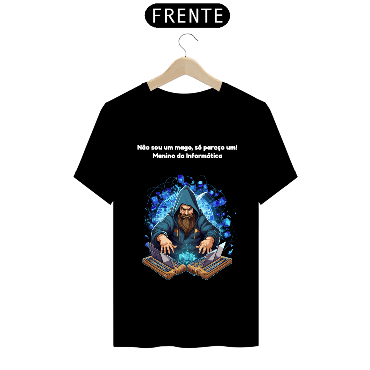 Nome do produto: Camiseta - Não sou mágico