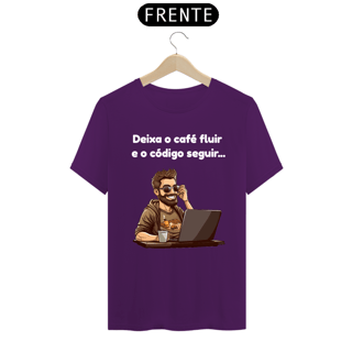 Nome do produto Camiseta - Deixa o café fluir