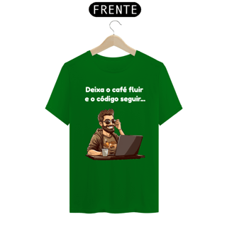 Nome do produto Camiseta - Deixa o café fluir