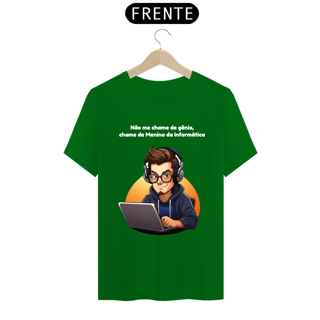 Nome do produto Camiseta - Não me chame de gênio