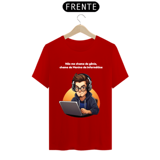 Nome do produto Camiseta - Não me chame de gênio
