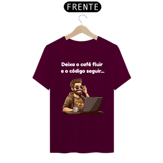 Nome do produto Camiseta - Deixa o café fluir