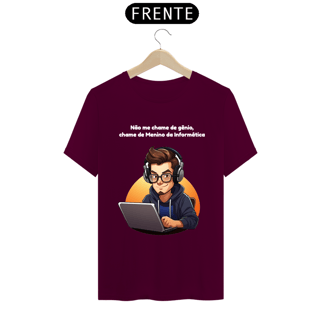 Nome do produto Camiseta - Não me chame de gênio