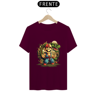 Nome do produto Camiseta - Super Mário + Shenlong