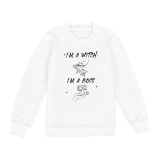 Nome do produto Moletom - I'm a witch, I'm a boss