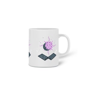 Nome do produto Caneca - Tarot sol e lua 