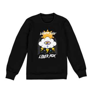 Nome do produto Moletom Magia do caos - LIBER LUX E LUBER NOX