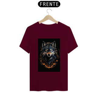 Nome do produto T-shirt com estampa de lobo criado por IA