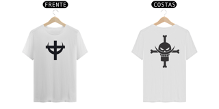 Nome do produto Camiseta Barba Branca Modelo Marco Frente + Costa