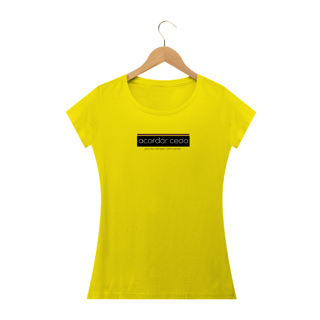 Nome do produto Tshirt - acordar cedo