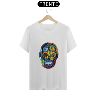 Nome do produto AI Futuristic Colored Skull 2