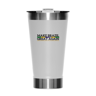 Nome do produtoCopo térmico Make Brazil Great Again Branco