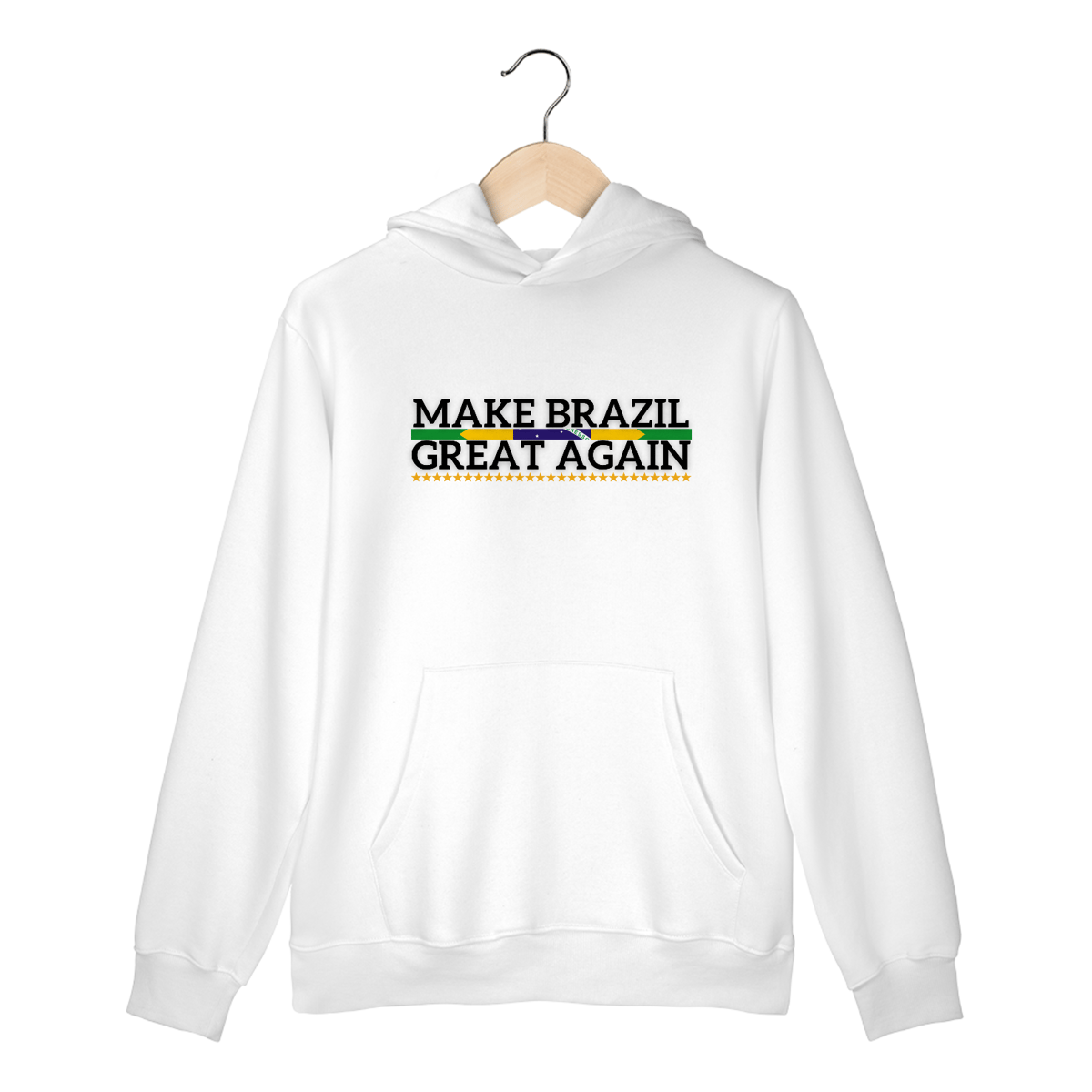 Nome do produto: Moletom Canguru Make Brazil Great Again