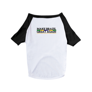 Nome do produtoCamiseta Pet Dog Make Brazil Great Again