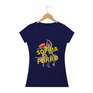 Nome do produto Camisa Baby Long ''Eu sou Sophia, eu amo FORRÓ''