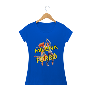 Nome do produto Camisa Baby Long ''Eu sou Milena, eu amo FORRÓ''