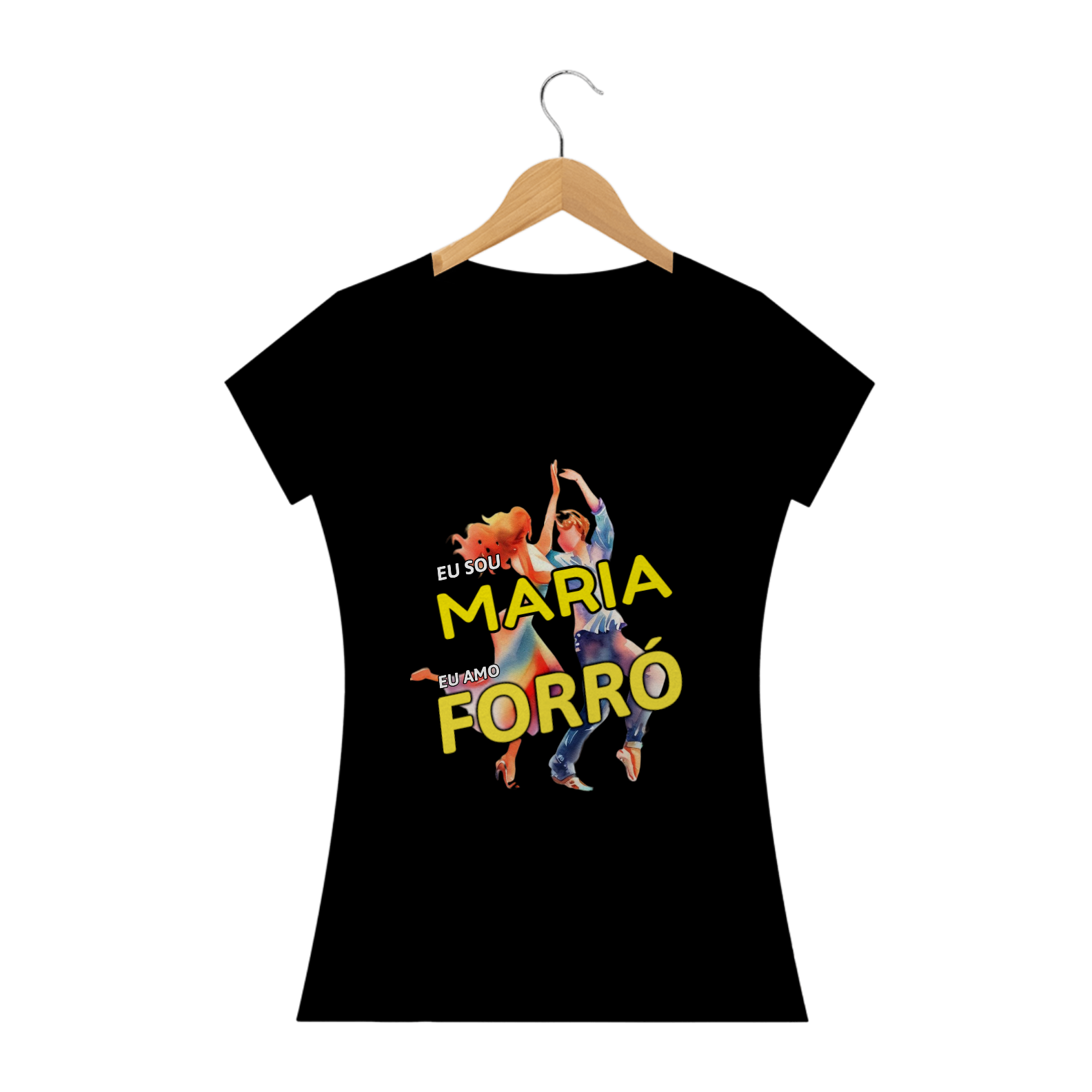 Camisa Baby Long ''Eu sou Maria, eu amo FORRÓ''