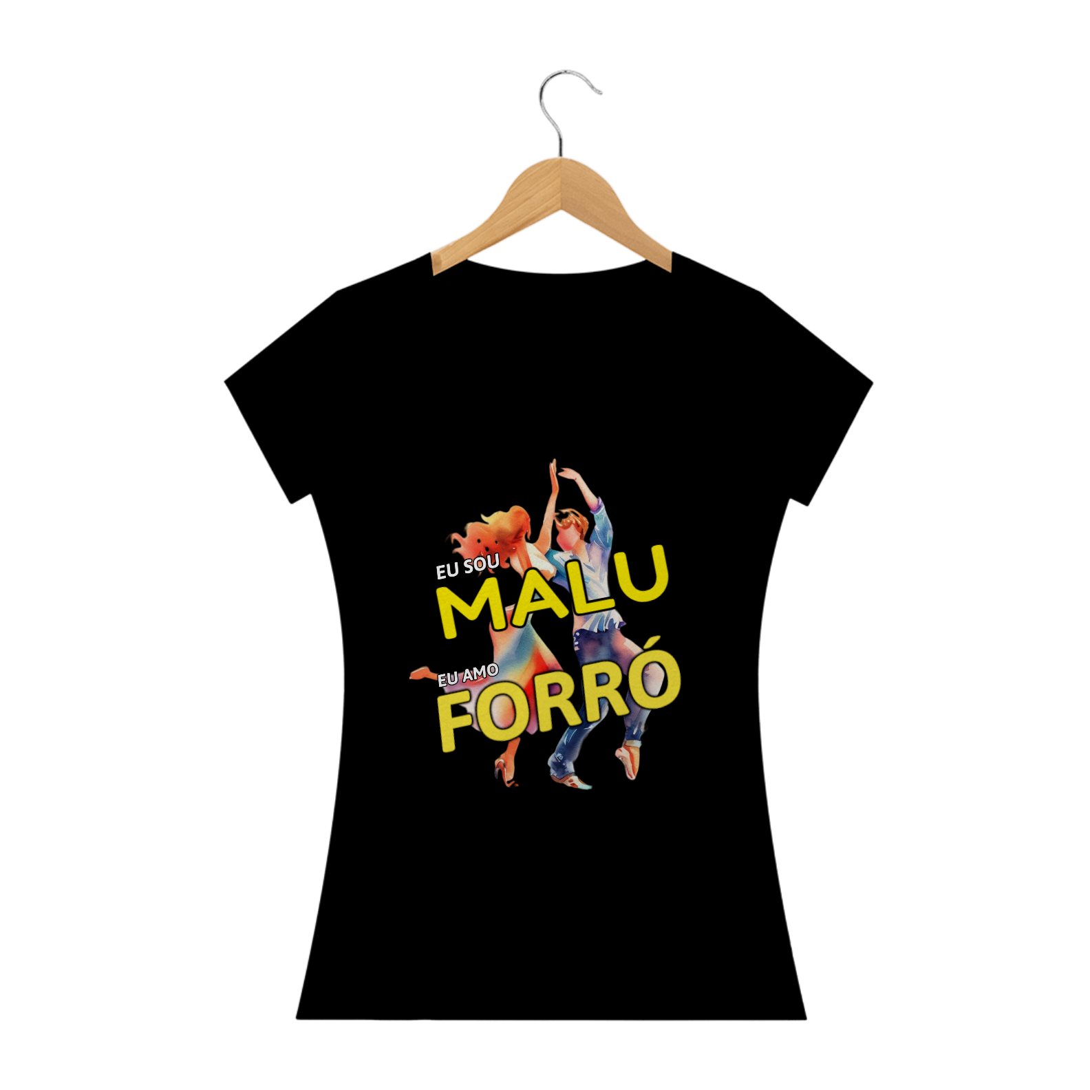 Camisa Baby Long ''Eu sou Malu, eu amo FORRÓ''