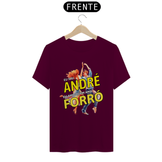 Nome do produto Camisa ''Eu sou André, eu amo quem ama FORRÓ''