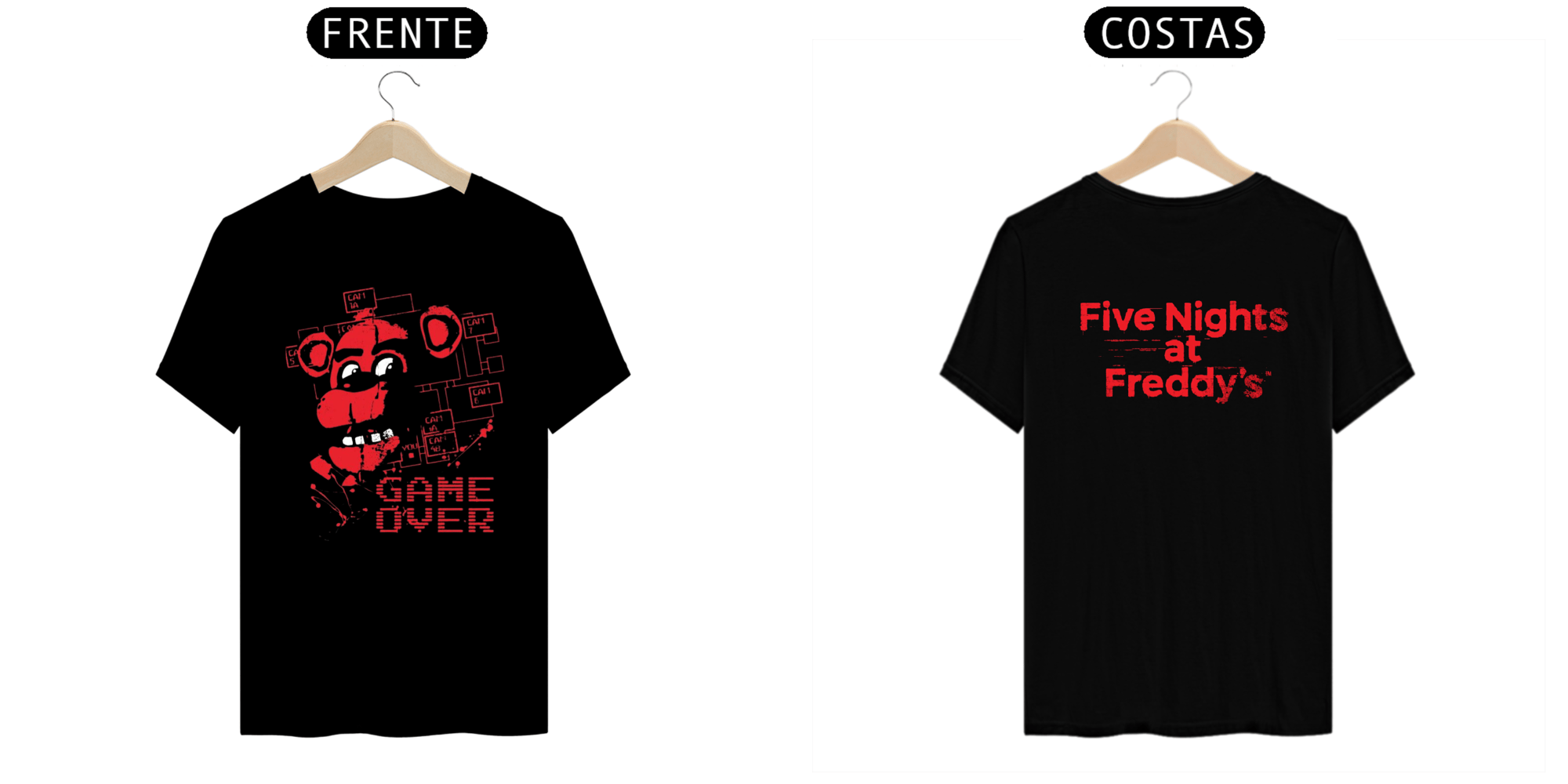 Camisa Five Night at Freddy's