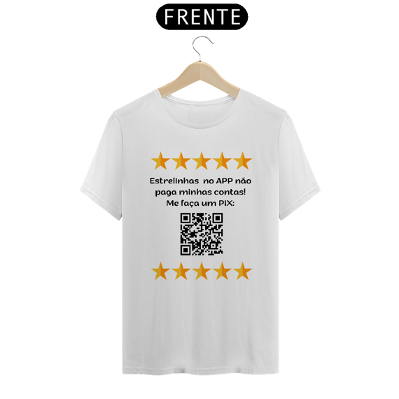 Camiseta - Estrelinhas não paga minhas contas