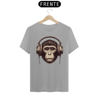 Nome do produto Camiseta - Macaco com fones (02)
