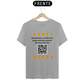 Nome do produto Camiseta - Estrelinhas não paga minhas contas