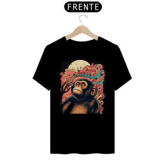 Nome do produto Camiseta - Macaco curtindo Som 