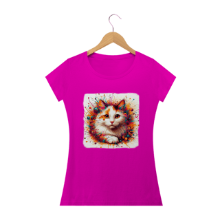 Nome do produto Camiseta - Gato (01)