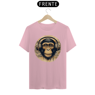Nome do produto Camiseta - Macaco com fones (01)