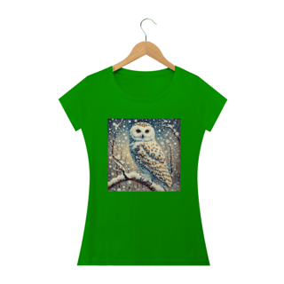 Nome do produto Camiseta - Coruja das Neves (01)
