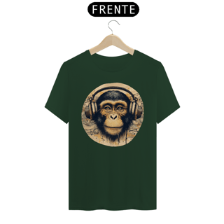 Nome do produto Camiseta - Macaco com fones (01)