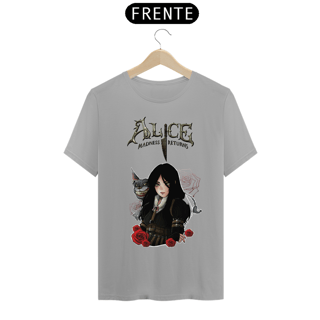 Nome do produto CAMISETA ALICE MADNESS RETURNS COM GATO CHESHIRE