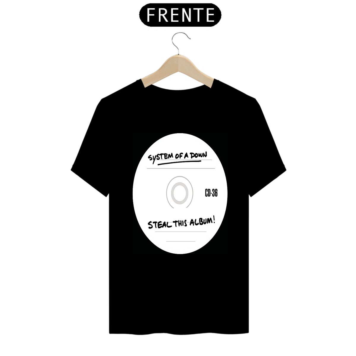 Nome do produto: CAMISETA STEAL THIS ALBUM SYSTEM OF A DOWN