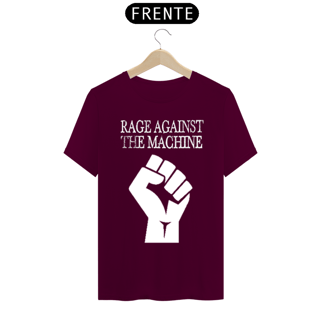 Nome do produto CAMISETA RAGE AGAINST THE MACHINE PUNHO CERRADO
