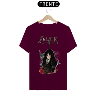 Nome do produto CAMISETA ALICE MADNESS RETURNS COM GATO CHESHIRE