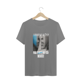 Nome do produto 1 min de silêncio Plus Size - Estampa Clara