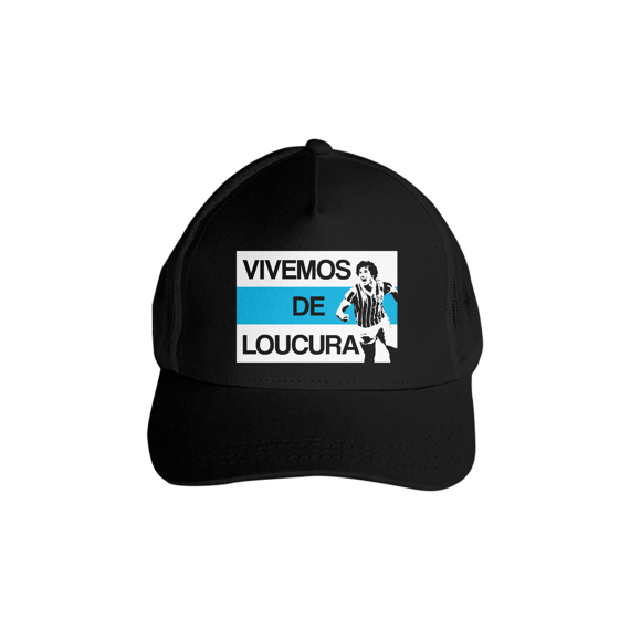 Boné Trucker Vivemos de Loucura