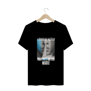 1 min de silêncio Plus Size - Estampa Clara