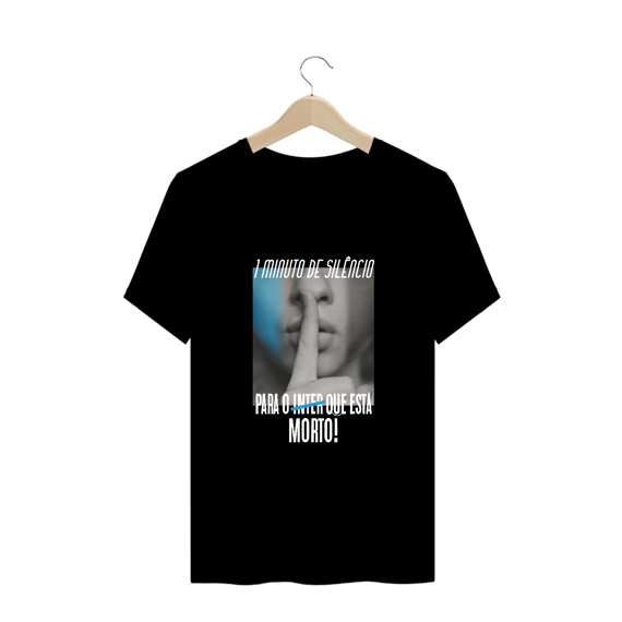 1 min de silêncio Plus Size - Estampa Clara