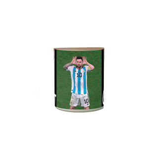 Nome do produto Caneca Mágica Messi GOAT Argentino 