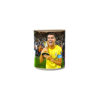 Nome do produto Caneca Mágica CR7 GOAT 