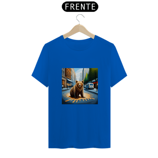 Nome do produto Camiseta unissex | Urso aquarela
