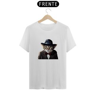 Nome do produto Camiseta Gato de negócios 