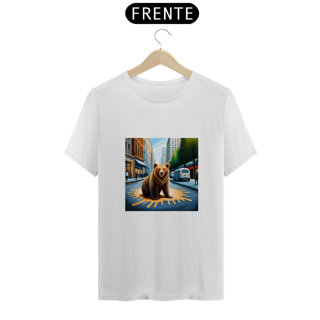 Nome do produto Camiseta unissex | Urso aquarela