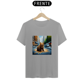 Nome do produto Camiseta unissex | Urso aquarela