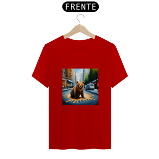 Nome do produto Camiseta unissex | Urso aquarela