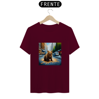 Nome do produto Camiseta unissex | Urso aquarela